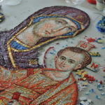 Mosaic Theotokos with Christ