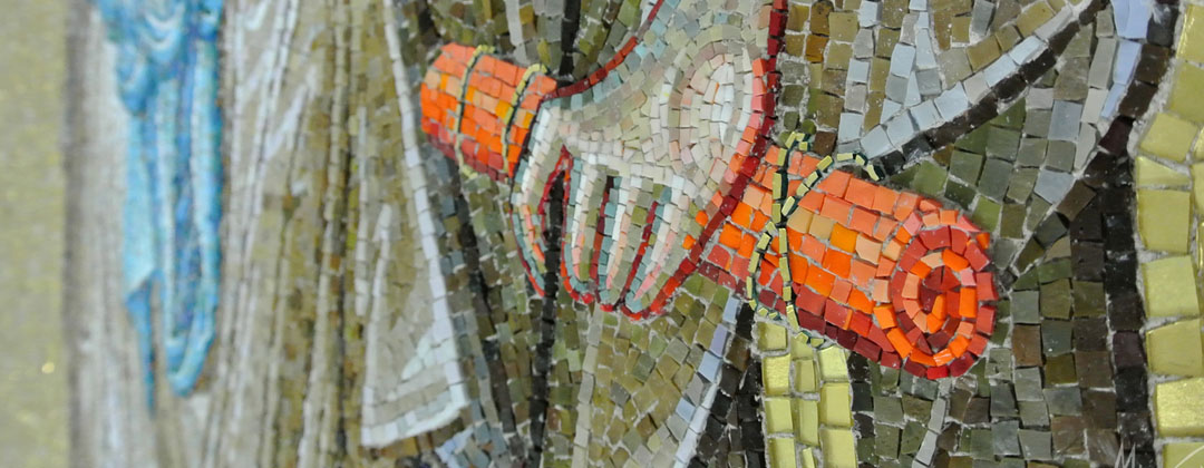 St. John the Baptist, mosaic detail